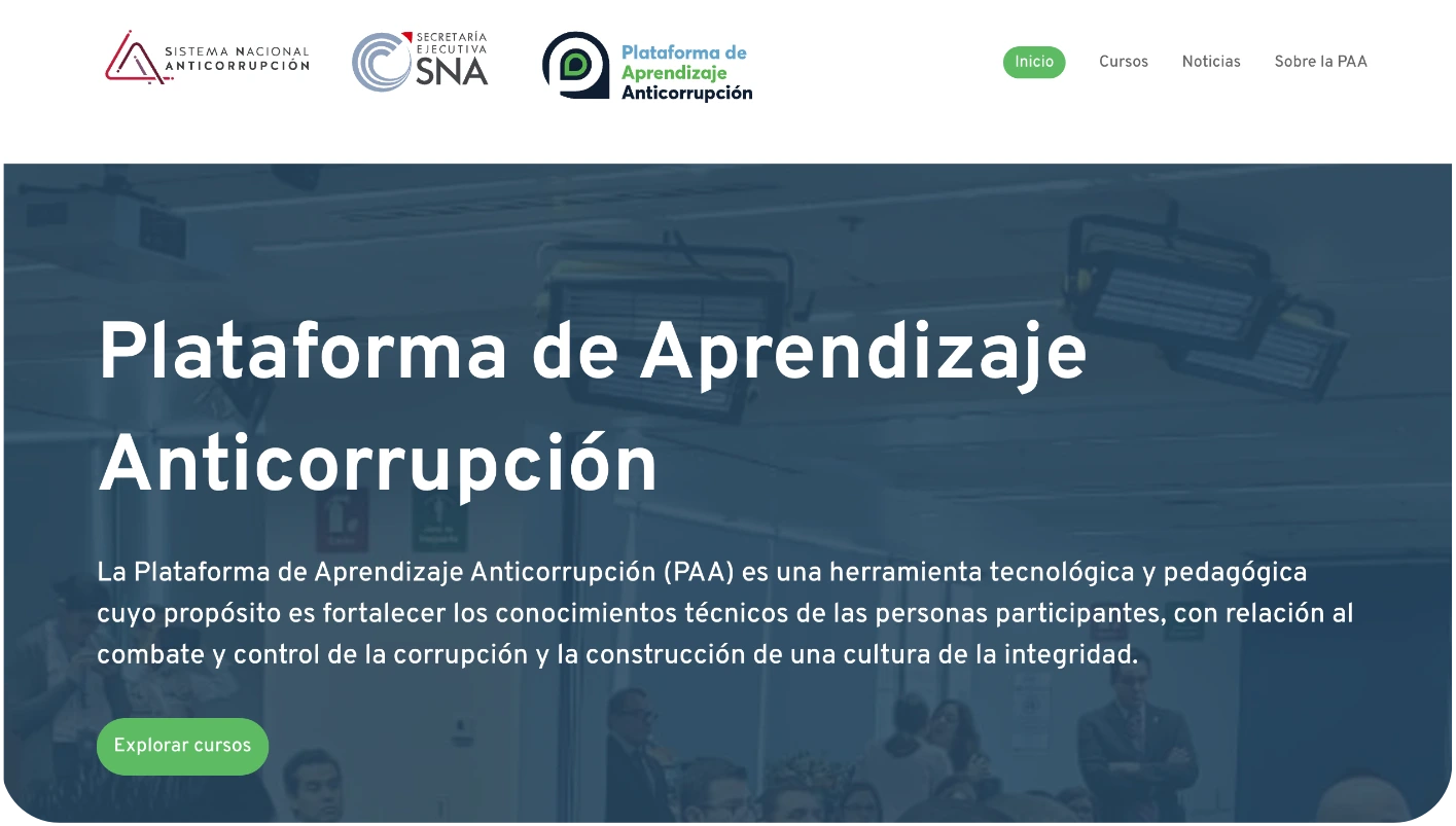 Plataforma de Aprendizaje Anticorrupción (PAA)